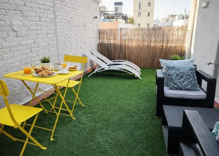 شقة Poblenou Penthouse L Loft With Private Terrace L 5 Min Walk To The
