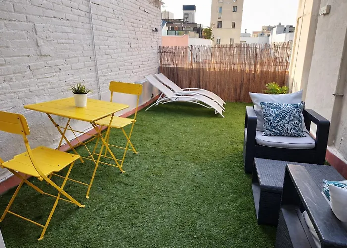 Poblenou Penthouse L Loft With Private Terrace L 5 Min Walk To The